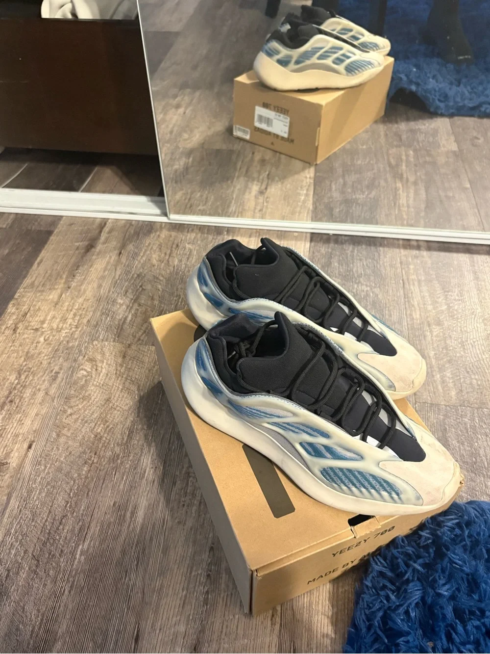 adidas Men’s Sneakers in Black, Blue, White